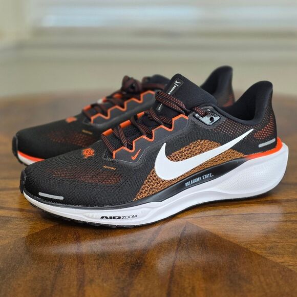 Nike Air Zoom Pegasus 41 OSU Oklahoma State Cowboys FZ5136-100 Men's Size 9 - Picture 2 of 16